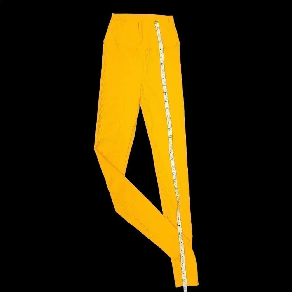 Koral Exceed Rib High Rise Legging - Mango - Picture 6 of 12